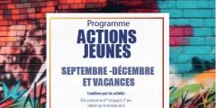 ACTIONS JEUNES SEPTEMBRE - DECEMBRE 2023